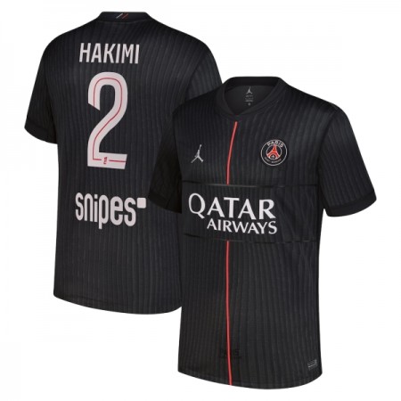 Jalkapallo Pelipaidat/Peliasut Paris Saint-Germain Hakimi 2 Jordan Neljäspelipaita 2025-26